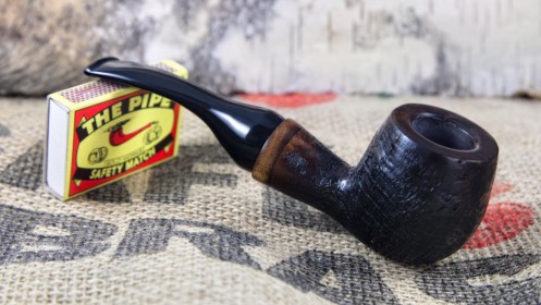 sandblasted freehand with olive ring